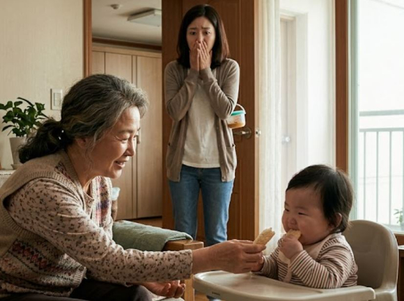 자신의 허락 없이 아이에게 설탕이 들어간 음식을 먹인 시어머니의 행동에 불만을 가진 며느리 고민이 전해졌다. 본 기사와 무관한, AI 생성 이미지. [사진=제미나이 생성 이미지.]