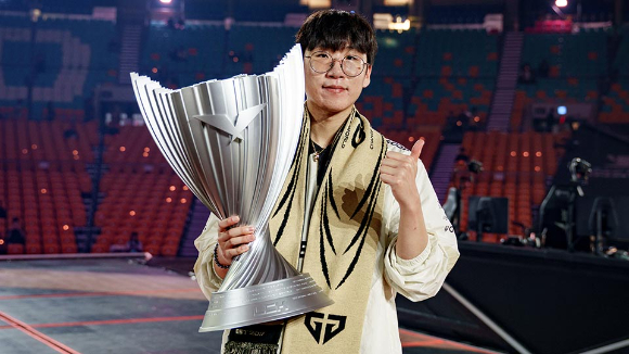 2026 우리은행 LCK 결승전에서 우승을 차지한 젠지. [사진=라이엇게임즈]