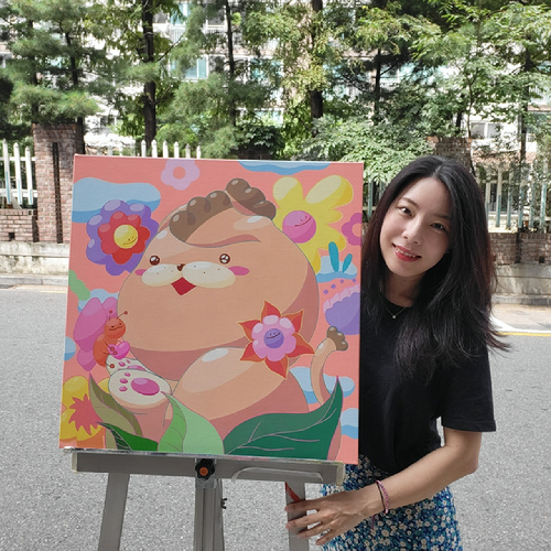 김잔디 작가. [사진=성수아트페어]