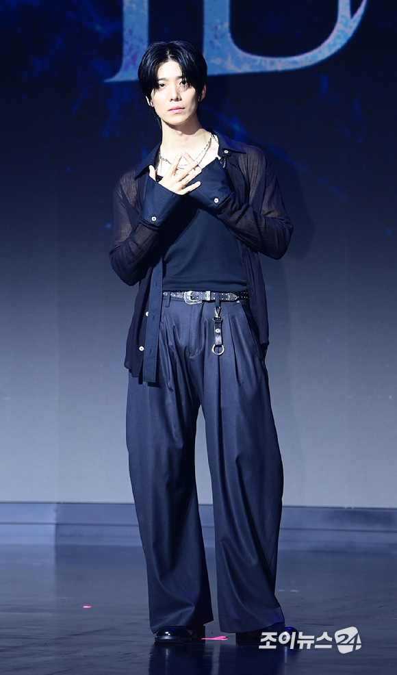 그룹 에스에프나인(SF9) 휘영이 26일 오후 서울 마포구 상암동 큐브컨벤션센터에서 열린 SF9 정규 2집 '터내서티(TENACITY)' 프레스 쇼케이스에 참석하고 있다. [사진=정소희 기자]