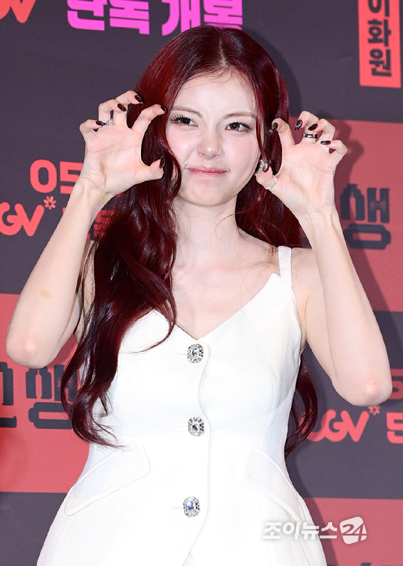 배우 홍예지가 29일 오후 서울 CGV 용산아이파크몰에서 열린 영화 '교생실습'(감독 김민하) 언론시사회에 참석하고 있다. [사진=정소희 기자]