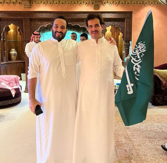 무함마드 빈 살만 사우디아라비아 왕세자(왼쪽). [사진=빈 살만 인스타그램]