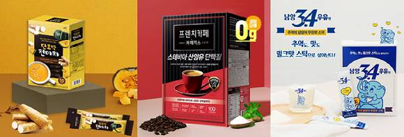 남양유업 홈카페 건강음료 라인업. [사진=남양유업]