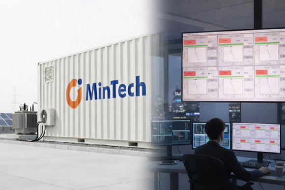 중대형 배터리 ESS 적용 EIS 검사진단 시스템. [사진=민테크]