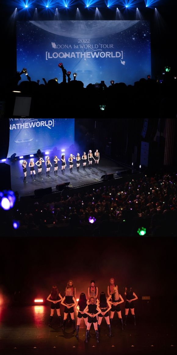 이달의 소녀 북미 투어 콘서트 현장 사진 [사진=블록베리크리에이티브]