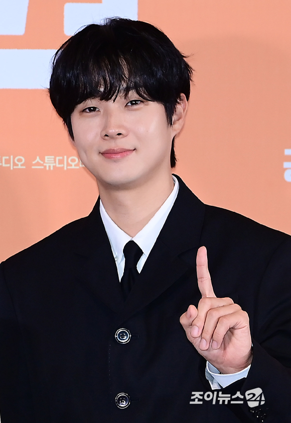 배우 최우식이 29일 오후 서울 CGV 용산아이파크몰에서 열린 영화 '넘버원'(감독 김태용) 언론시사회에 참석하고 있다. [사진=정소희 기자]