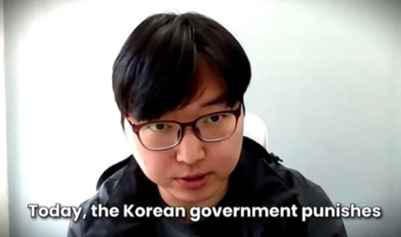 IQ 세계 1위에 등극한 김 씨는 한국 사회를 꼬집으며 미국에 망명을 신청했다. [사진=X 갈무리]