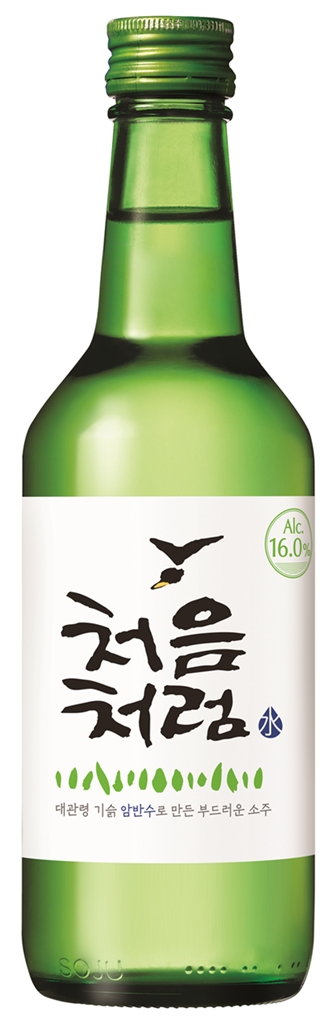 처음처럼 리뉴얼 제품. [사진=롯데칠성음료]