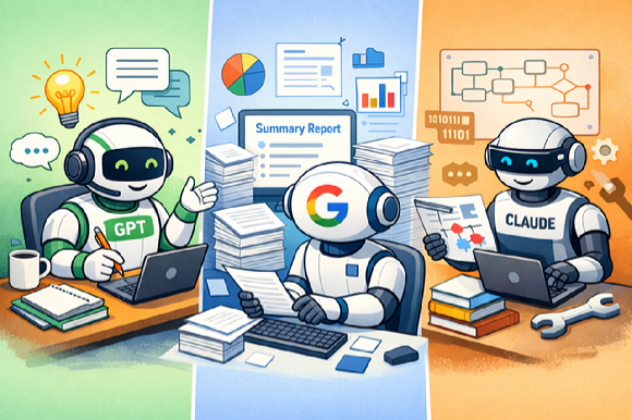 [AI브리핑] 챗GPT '개인비서' vs 제미나이 '자료정리' vs 클로드 '구조분석'…특징별 AI 활용