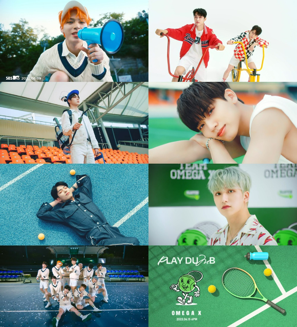 그룹 오메가엑스가 새로운 매력을 발산한다. [사진='PLAY DUMB' MV]