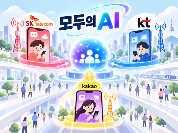 SKT 전화 vs KT 생활서비스 vs 카카오 카톡·…'모두의 AI' 3사3색