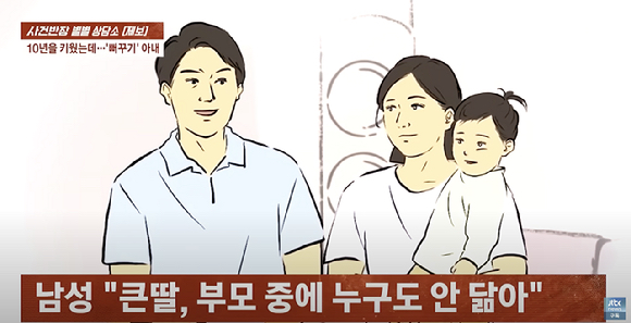 10년 간 애지중지 키운 첫째 아이가 알고 보니 아내의 외도로 생긴 다른 남성의 아이라는 사실을 알게 된 남성의 하소연이 전해졌다. [사진=JTBC]