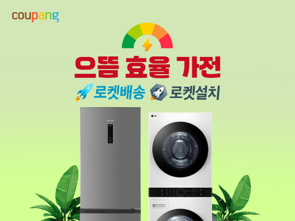 쿠팡은 정부의 으뜸효율가전 환급사업에서 단일 유통 채널로는 최대 실적을 기록했다고 밝혔다. [사진=쿠팡]