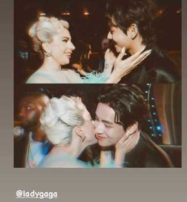 방탄소년단 뷔 레이디 가가 [사진=뷔 SNS]