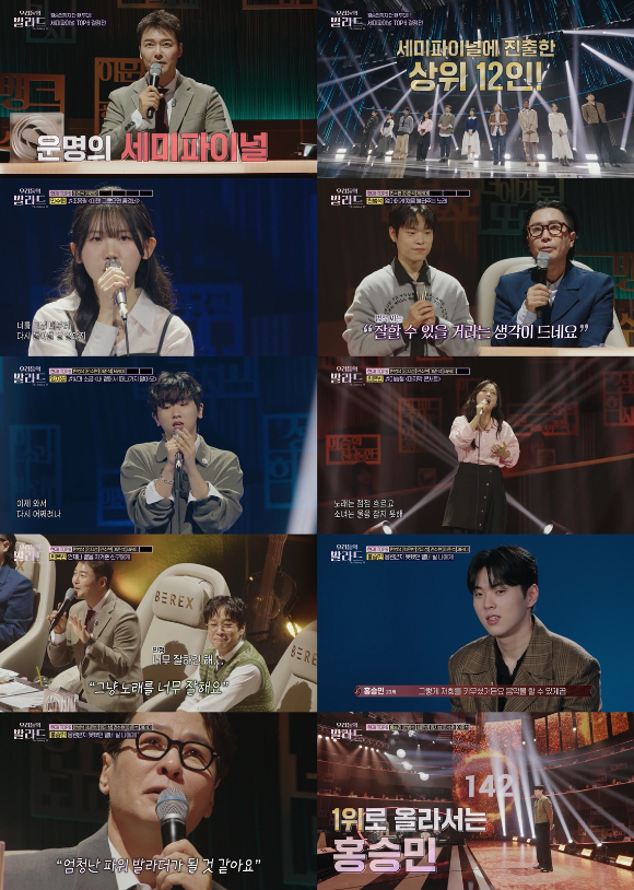 '우리들의 발라드' 방송 화면 갈무리 [사진=SBS]