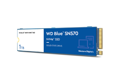 웨스턴디지털 WD 블루 SN570 NVMe SSD [사진=웨스턴디지털]