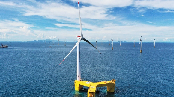 유니슨은 '밍양 스마트 에너지 그룹'과 국내에 해상풍력발전기 제작&middot;판매 전문 합작법인을 설립한다. [사진=밍양]