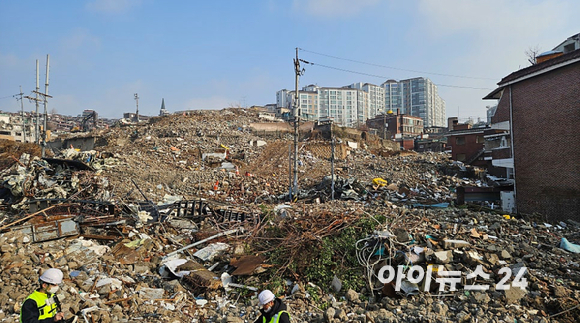 한남3구역 재개발 철거 현장. 사진은 기사와 무관. [사진=김민지 기자]