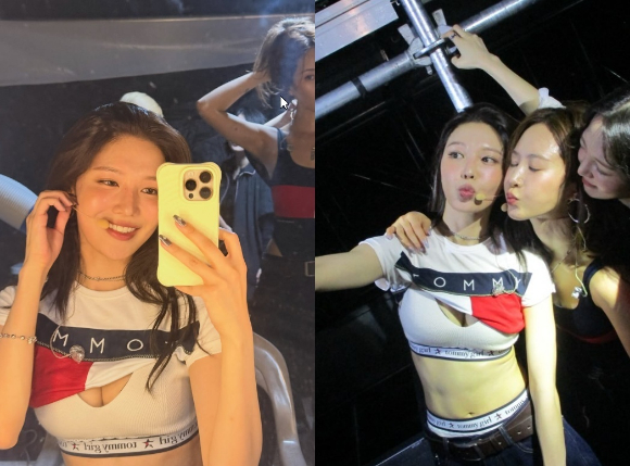 최수영, 속옷 그대로 드러낸 무대 의상 '깜짝'...마른 줄 알았는데 글래머였네