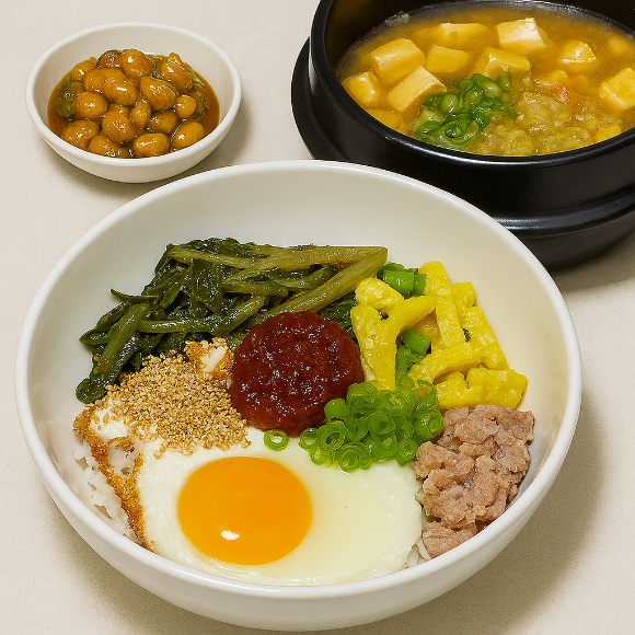 비빔밥에 찌개를 넣어 먹는 식습관에 지역 비하 발언이 나오면서 논란이 됐다. 사진은 AI가 생성한 이미지. [사진=챗GPT]