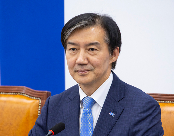 조국혁신당 조국 대표가 13일 국회에서 열린 최고위원회-시도당위원장연석회의에 참석해 있다. 2026.4.13 [사진=연합뉴스]