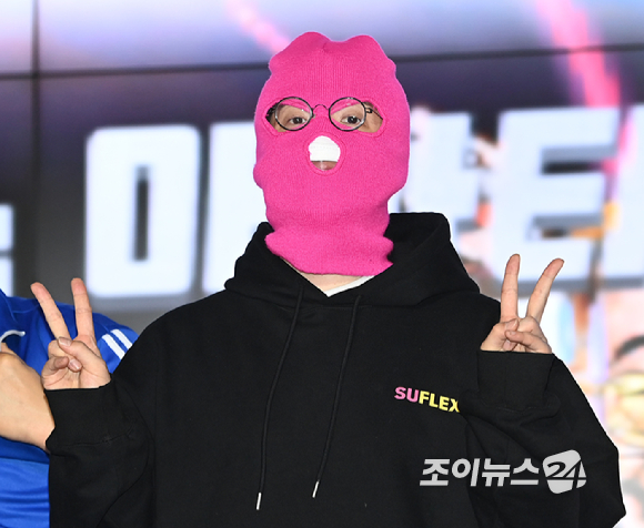 '부르구' 분파장을 맡은 마미손이 14일 오전 서울 동대문 JW메리어트 호텔에서 열린 TV CHOSUN 새 예능프로그램 '부캐전성시대' 제작발표회에서 포토타임을 갖고 있다. [사진=정소희 기자]