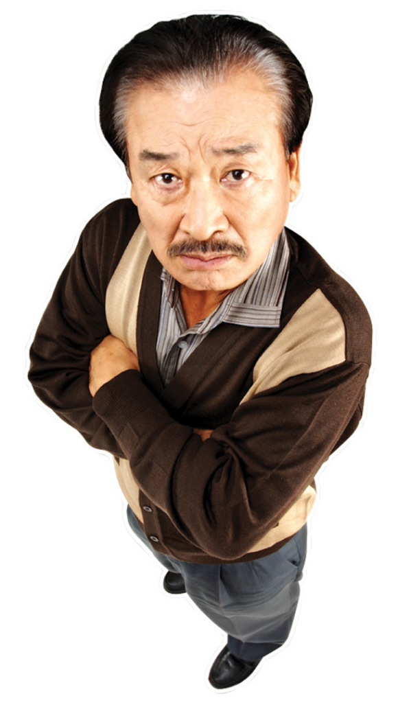 배우 이순재가 KBS 예능프로그램 '新가족관계증명서 갓파더' 프로필 촬영을 하고 있다. [사진=KBS]