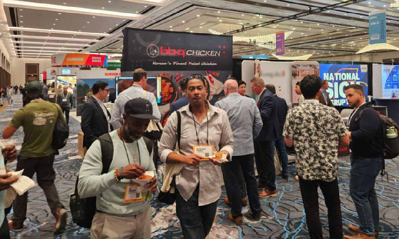 BBQ가 지난 2023년부터 올해까지 3년 연속 미국 라스베이거스에서 열린 MUFC 콘퍼런스에 참여했다. [사진=BBQ]