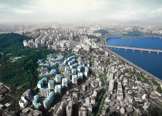 배우 김태희, 한남더힐 모델하우스 [사진=정소희 기자, 한남더힐 홈페이지]