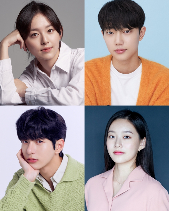 박지후, 조준영, 최보민, 박유나가 드라마화 되는 웹툰 '스피릿핑거스'와 함께 한다. [사진=각 소속사]