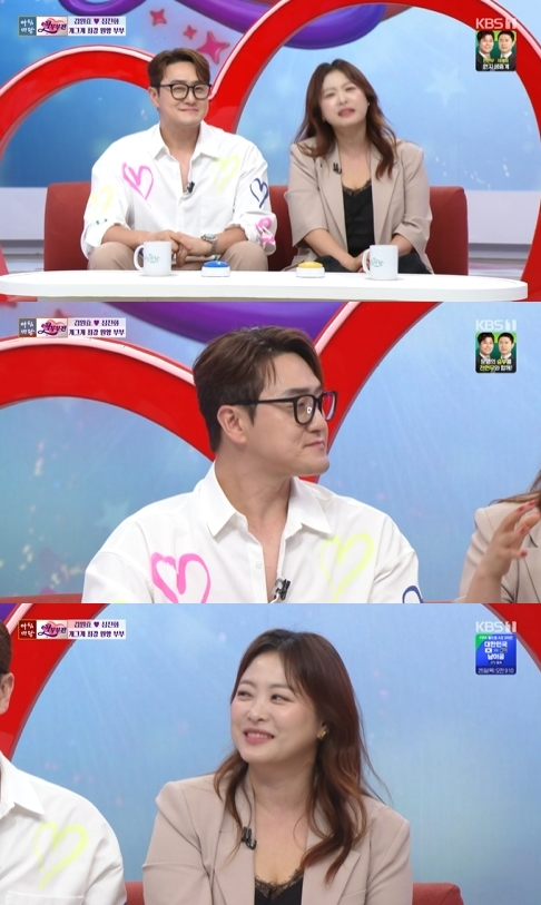 '아침마당' 심진화 "♥김원효, 날 이렇게까지 사랑해주는 사람 없어…6개월만 결혼"