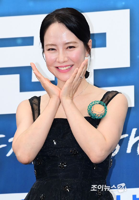  송지효의 해녀 모험' 제작발표회에 참석하고 있다. [사진=정소희 기자]