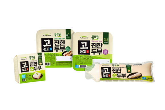 풀무원 '고농도 진한 두부' 라인업. [사진=풀무원]