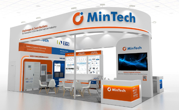 민테크 인터배터리 2026 부스 [사진=민테크]
