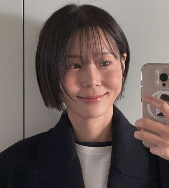 김나영, 뱅머리 하고 더 어려졌네...재혼 후 물오른 미모