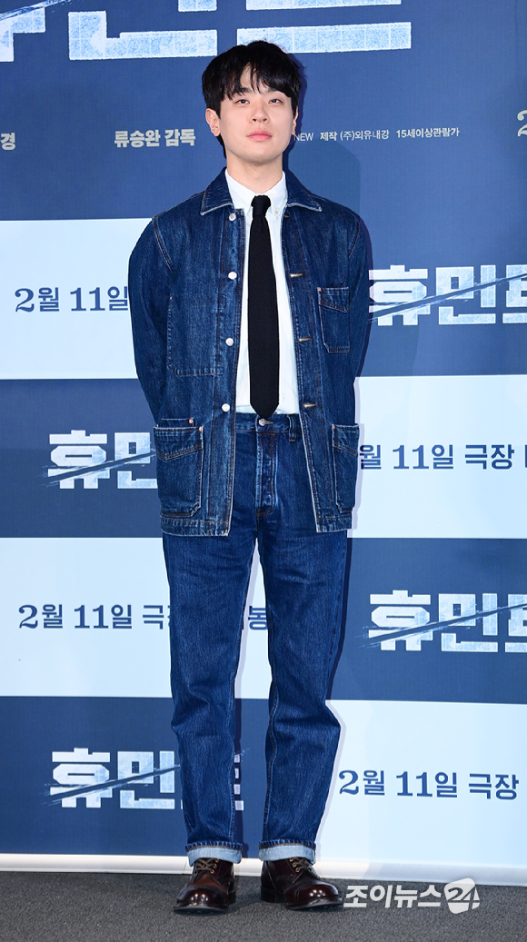 배우 박정민이 4일 오후 서울 CGV 용산아이파크몰에서 열린 영화 '휴민트'(감독 류승완) 언론시사회에 참석하고 있다. [사진=정소희 기자]