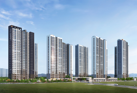 '호반써밋 인천검단 3차' 투시도 [사진=호반산업]