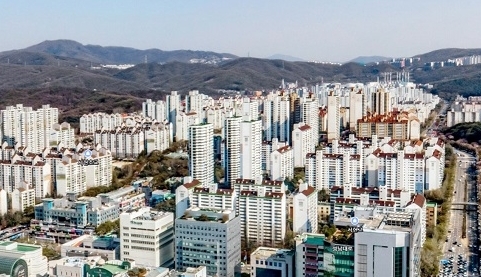 성남시 분당 아파트 일대 모습