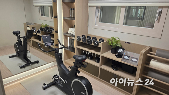 31일 경기 파주시 '운정 아이파크 시티' 견본주택에 설치된 모형도. 2025.10.31 [사진=이수현 기자]