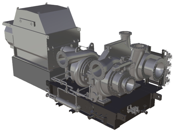 사진은 개발 중인 컴팬더 이미지로, 개발 후 모습은 달라질 수 있다. [사진=한화파워시스템]