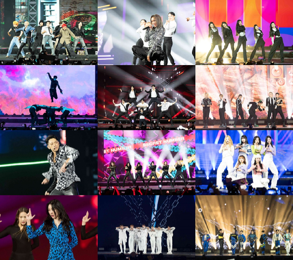 'KCON 2022 사우디 아라비아' 주요 무대 갈무리 [사진=Mnet]
