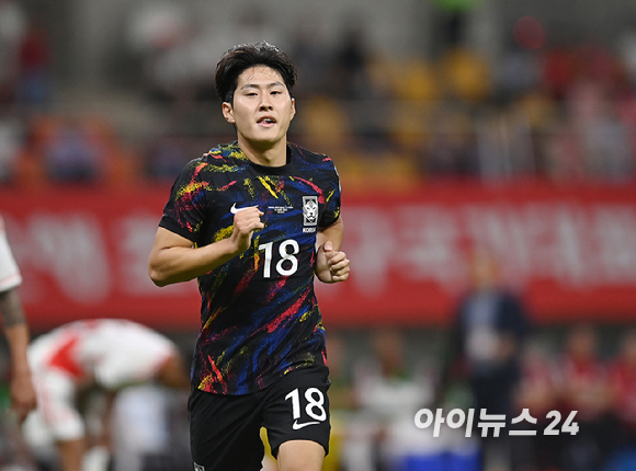 이강인이 2022 항저우아시안게임 남자축구 대표팀에 발탁됐다. [사진=곽영래 기자]