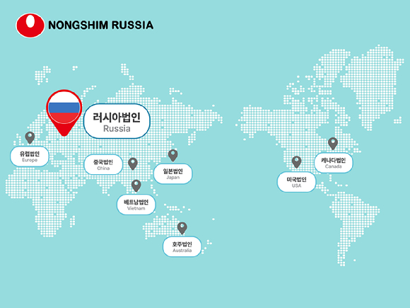 농심 해외법인 현황. [사진=농심]