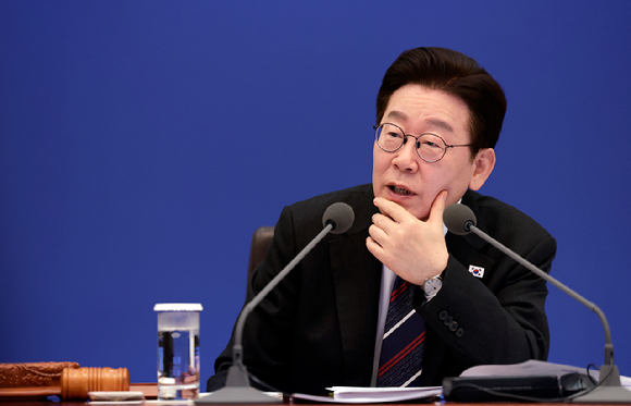 이재명 대통령이 24일 청와대에서 열린 국무회의에서 발언하고 있다. 2026.2.24 [청와대통신사진기자단] [사진=연합뉴스]