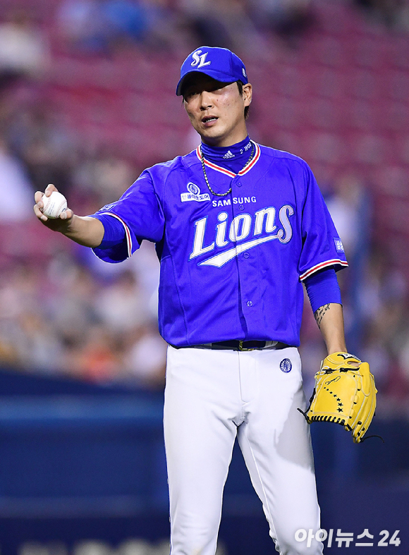 삼성 라이온즈 베테랑 투수 우규민이 22일 열린 2024 KBO 2차 드래프트를 통해 KT 위즈로부터 지명받았다. [사진=아이뉴스24 포토 DB]