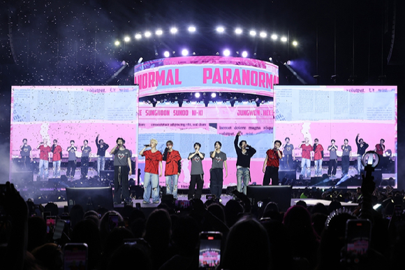 엔하이픈 미국 LA 공연 현장 사진 [사진=빌리프랩]