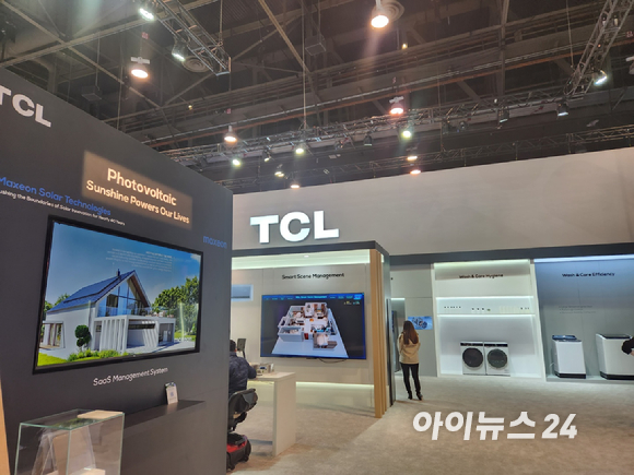 TCL CES 부스 [사진=민혜정 기자]