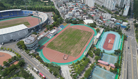 구미 시민운동장 보조경기장 전경 [사진=구미시]