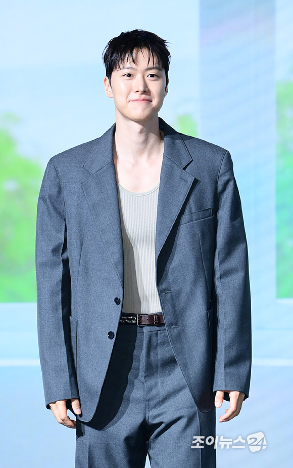 배우 공명이 25일 오전 서울 마포구 호텔 나루에서 열린 넷플릭스 영화 '고백의 역사'(감독 남궁선) 제작보고회에 참석하고 있다. [사진=정소희 기자]