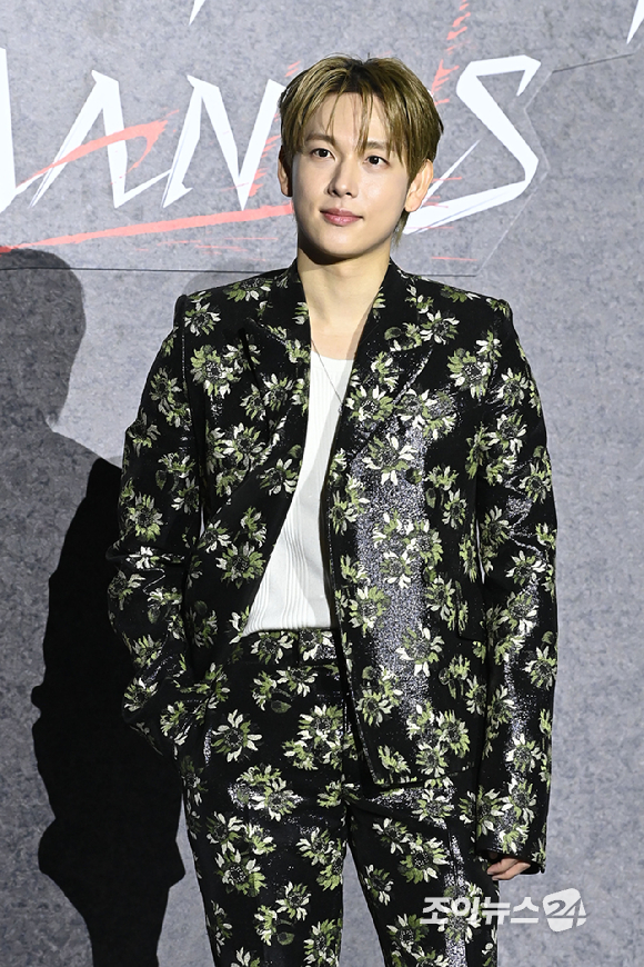 배우 임시완이 25일 오후 서울 광진구 자양동 롯데시네마 건대입구점에서 열린 넷플릭스 영화 '사마귀'(감독 이태성) 제작보고회에 참석해 포즈를 취하고 있다. [사진=문수지 기자]